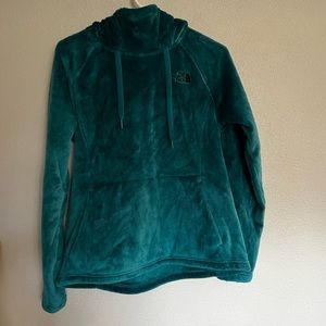 The North Face Bellarine Turquoise/ teal sweatshirt size Medium